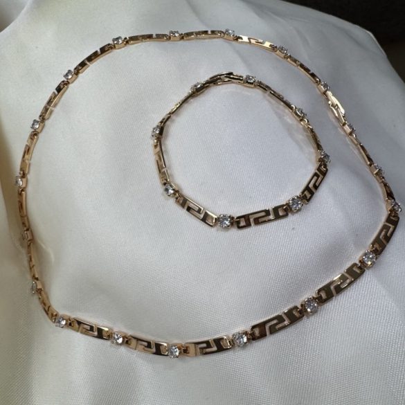 Greece  Gold Crystal Luxus Set